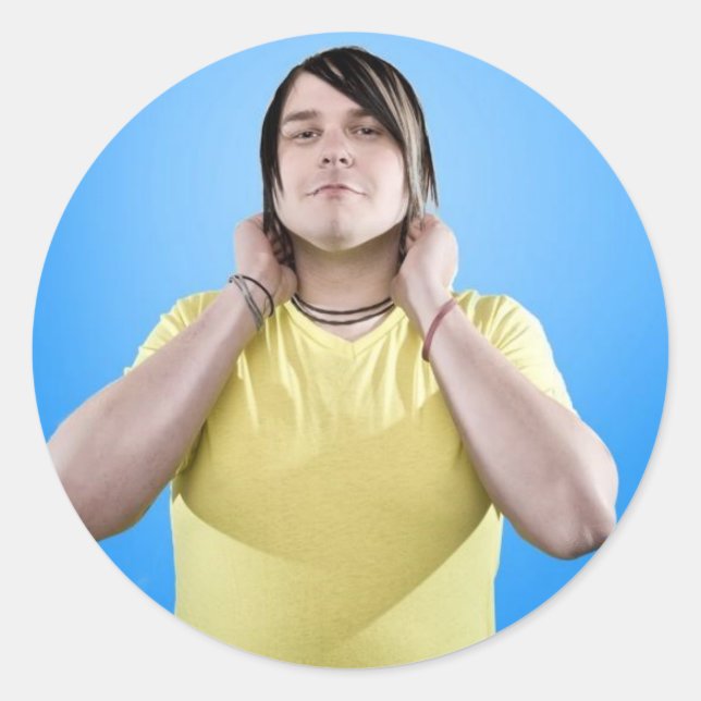 Chris drums hey euphony runder aufkleber (Vorderseite)