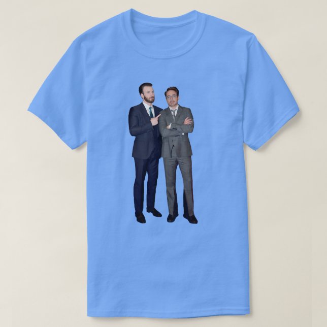 Chris Evans und RDJ T-Shirt (Design vorne)
