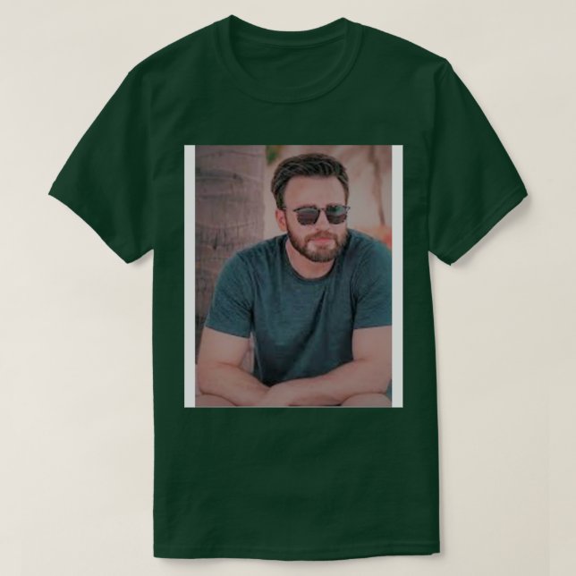 Chris Evans Wallpaper T-Shirt (Design vorne)