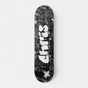 Chris Graffiti Custom Personalisiert Cool Skateboa Skateboard
