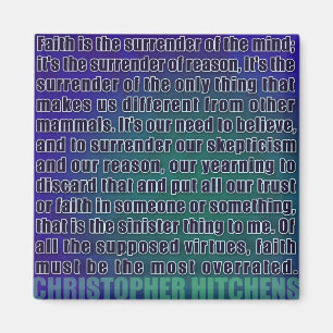 Chris Hitchens Übergabe der Vernunft (Blues) Magne Magnet