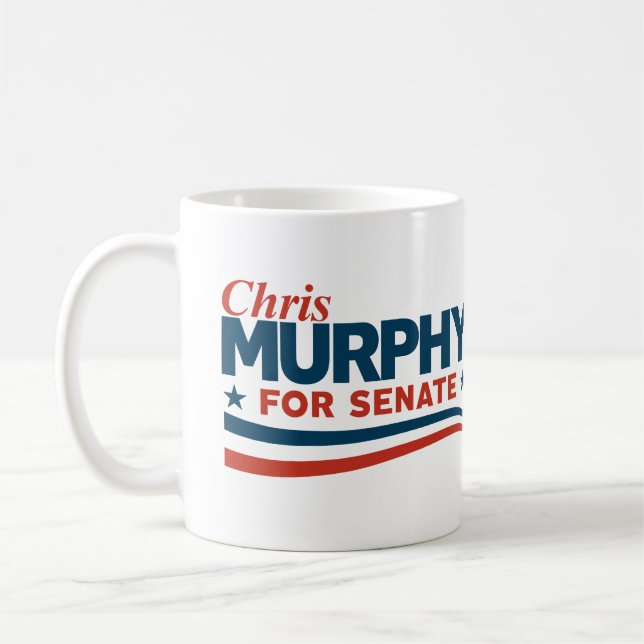 Chris Murphy für Senat Kaffeetasse (Links)