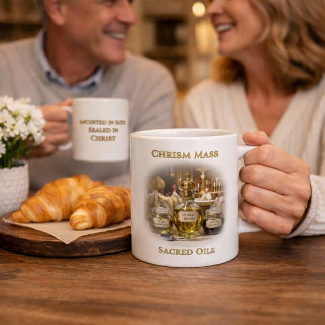 Chrismamesse  Heilige Öle Kathedrale Design Kathol Kaffeetasse (Von Creator hochgeladen)