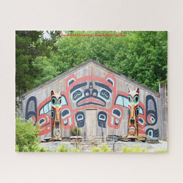 Chrismas Greetings Ketchikan Alaska Puzzle (Horizontal)