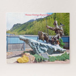 Chrismas Greetings Skagway Alaska Puzzle