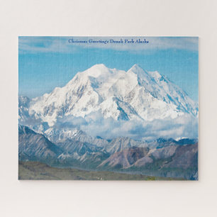 Chrismas Grüße Denali Nationalpark Alaska. Puzzle