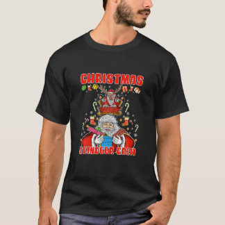 Chrismas Rentier Crew Santa Candy Party XM T-Shirt