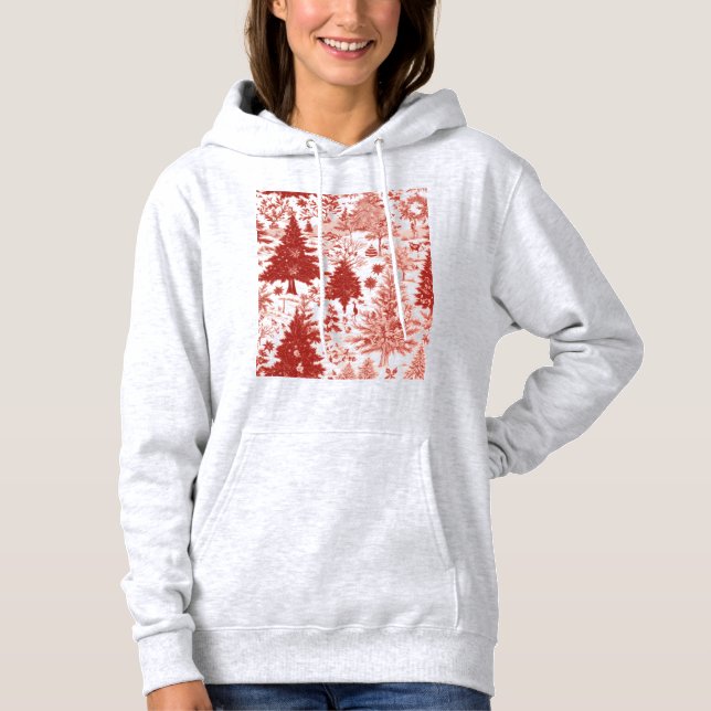 Chrismas trees hoodie for women  (Vorderseite)