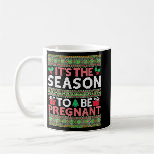 Chrismas Ugly Sweaer Pregnancy Baby Announcemen XM Kaffeetasse