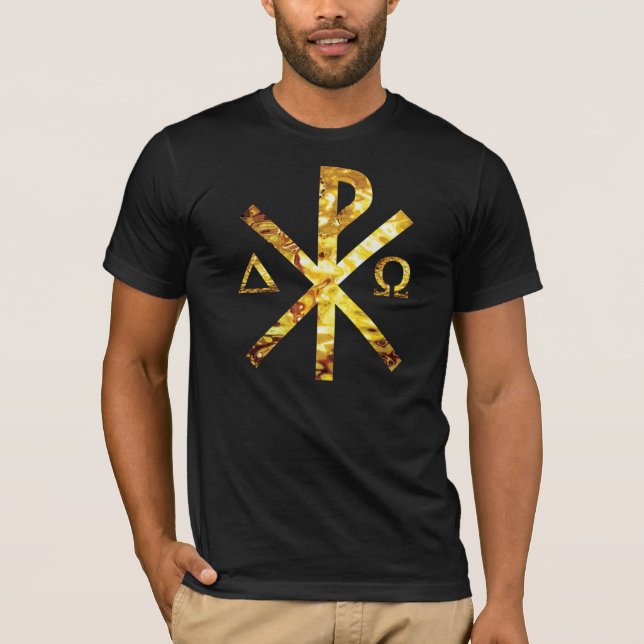 Chrisme Alpha Transomega, aber PNG T-Shirt (Vorderseite)