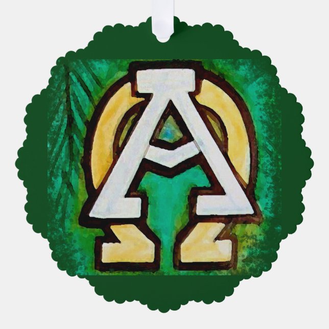 Chrismone 1 ornament karte (Vorderseite)