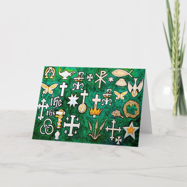 Chrismons Feiertagskarte (Vorderseite)