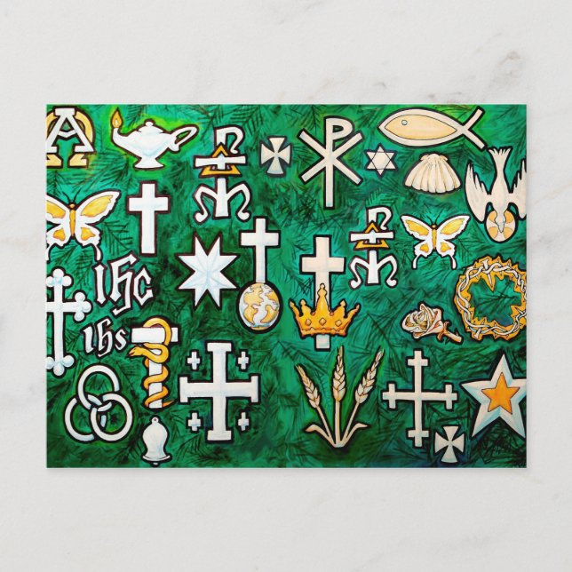 Chrismons Postkarte (Vorderseite)