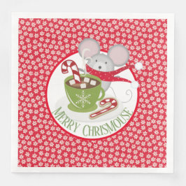ChrisMouse Snow Flakes Paper Napkin Serviette