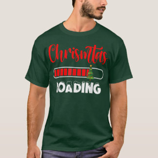 Chrismtas Loading Merry Xmas Tree Religiöse Holida T-Shirt