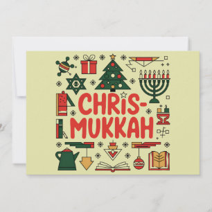 Chrismukkah Hanukkah Weihnachten Jüdisches Religiö