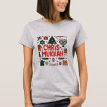 Chrismukkah Hanukkah Weihnachten Jüdisches Religiö T-Shirt<br><div class="desc">Chrismukkah Hanukkah Weihnachten Jüdisches Religiöses</div>