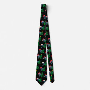 Chrismukkah Krawatte Muster Print Black Neck Tie