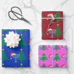 Chrismukkah Wrapping Paper Flat Sheet Set 3 Geschenkpapier Set<br><div class="desc">Multicolor Chrismukkah</div>