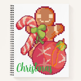 Chrisrmas memories pixelart, Pixel Art Notizbuch