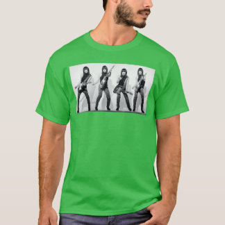 Chrissie Hynde Pretenders Quad von Simon Fowler vi T-Shirt