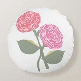 Chrissy Chrysantemum Rundes Kissen