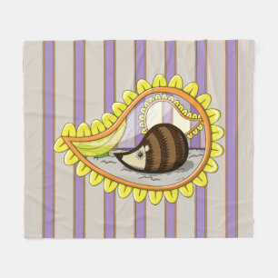 Chrissy das Igel-Flanelldecke Fleecedecke