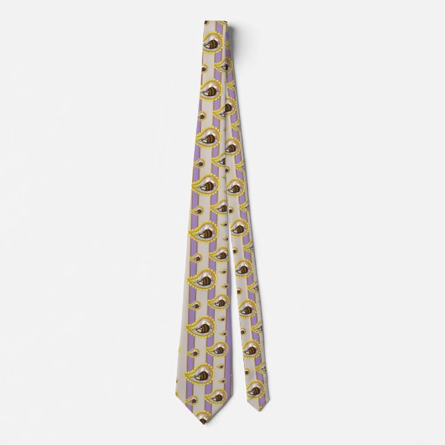 Chrissy der Igel Männer-Neck-Tie Krawatte (Vorderseite)