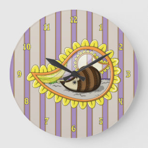 Chrissy the Igel Clock Große Wanduhr