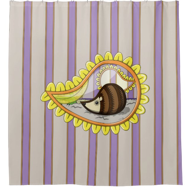 Chrissy the Igel Duwer Curtain Duschvorhang (Vorderseite)