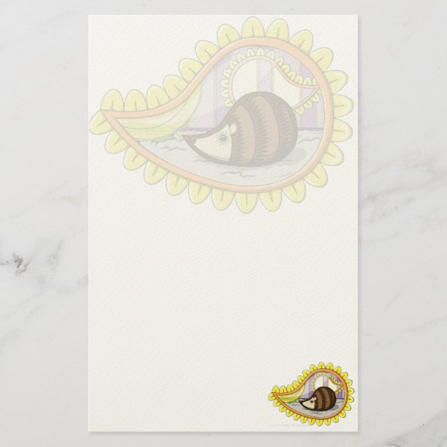 Chrissy the Igel Stationery Briefpapier (Vorderseite)