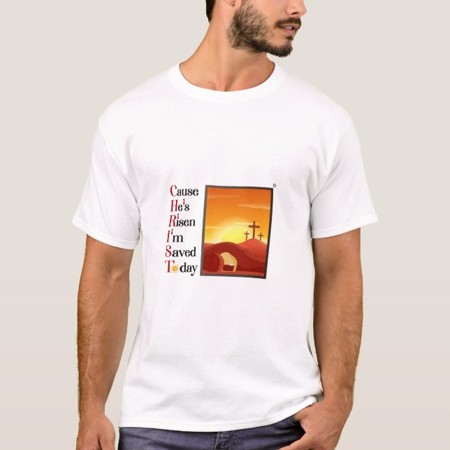 Christ Abkürzung T T-Shirt (Vorderseite)