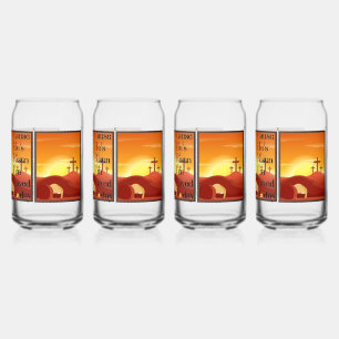 Christ Acronym Drink Glasses Set Dosenglas