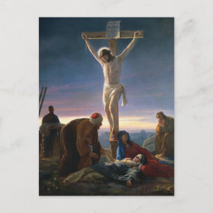 Christ am Kreuz von Carl Bloch Postcard Postkarte