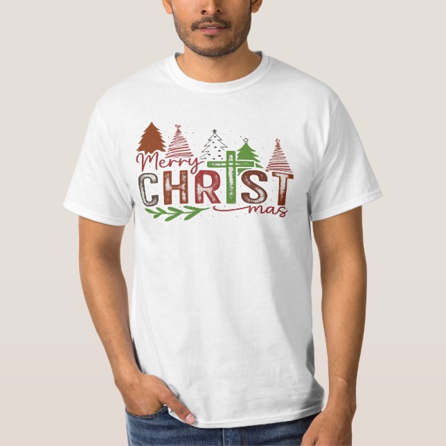 Christ at the Center of Christmas T-Shirt (Vorderseite)