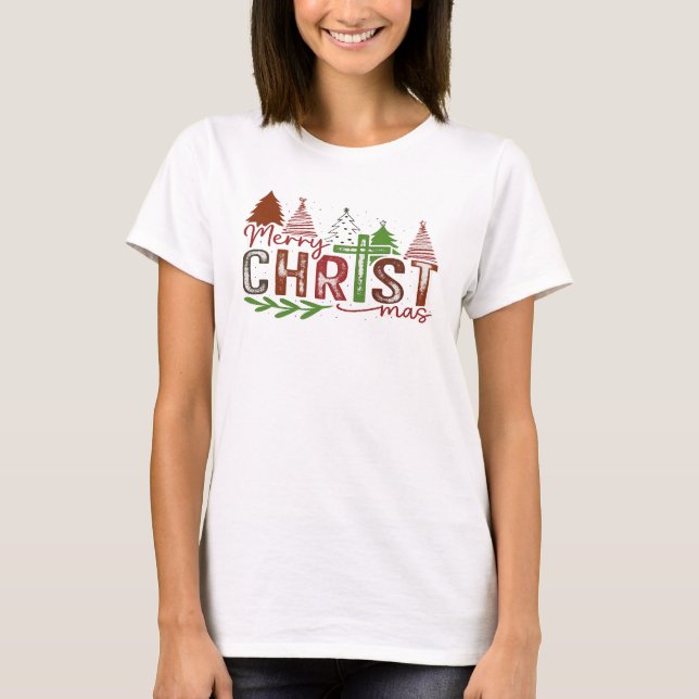 Christ at the Center of Christmas T-Shirt (Vorderseite)