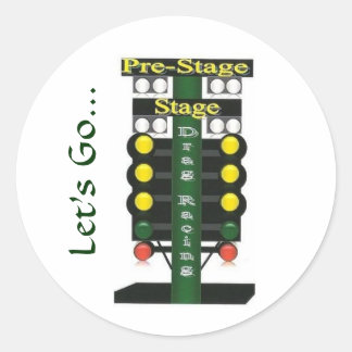 Christ Baum, lass uns gehen... Runder Aufkleber