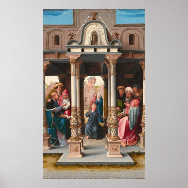 Christ - Bernard van Orley Fine Art Poster (Vorne)