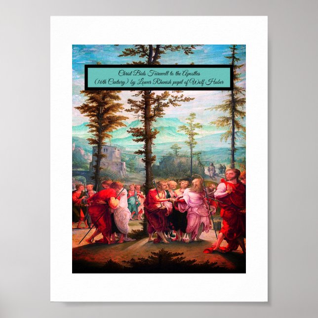Christ Bids Farewell Poster (Vorne)
