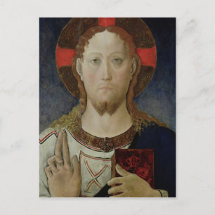 Christ Blessing Postkarte