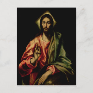 Christ Blessing Postkarte