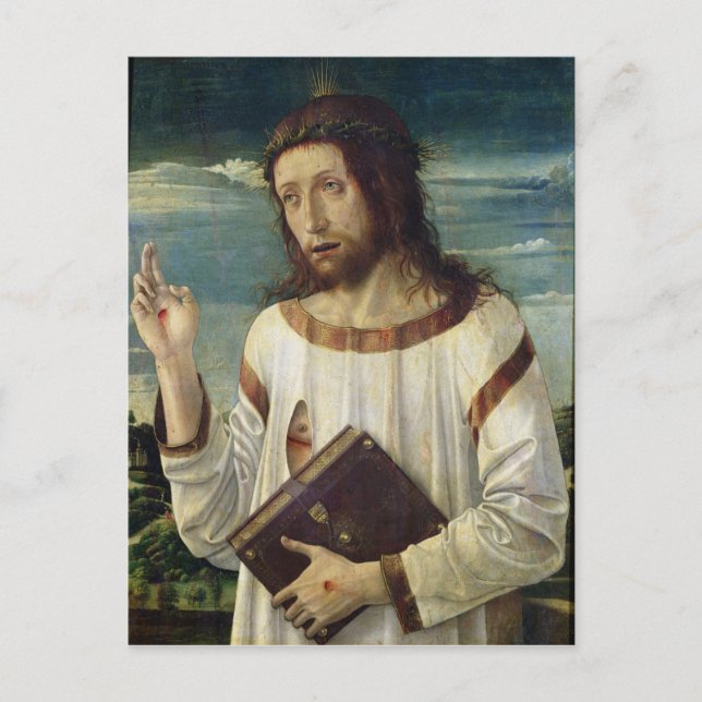 Christ Blessing Postkarte (Vorderseite)