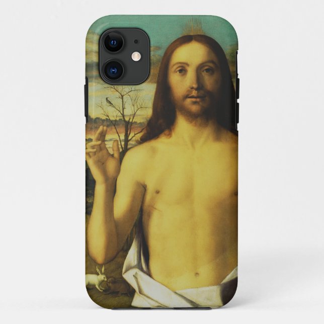 Christ Blessing von Giovanni Bellini Case-Mate iPhone Hülle (Rückseite)