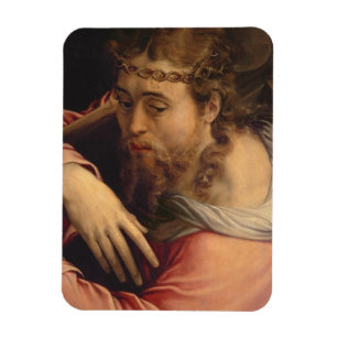 Christ Carry the Cross, 1540-45 (Öl auf Tafel) Magnet