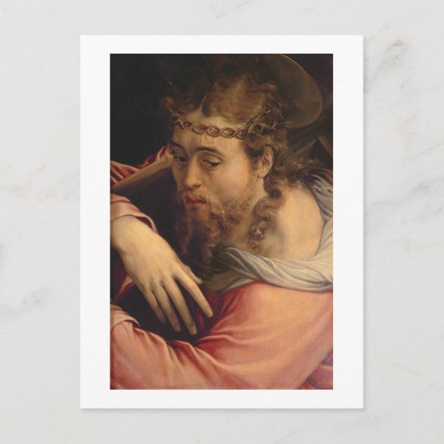 Christ Carry the Cross, 1540-45 (Öl auf Tafel) Postkarte (Vorderseite)