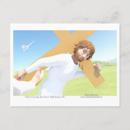 Christ carrying the Cross Postkarte