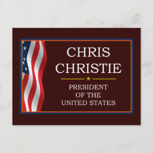 Christ Christie President V3 Postkarte