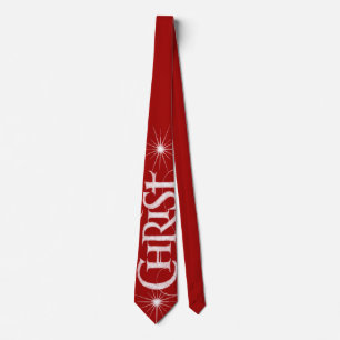 CHRIST CHRISTmas Christliche Kalligraphie Jesus Go Krawatte