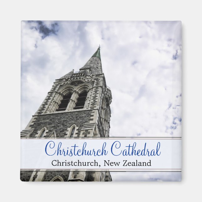 Christ Church Cathedral, Neuseeland Magnet (Vorne)