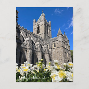 Christ Church in Dublin, Irland Postkarte